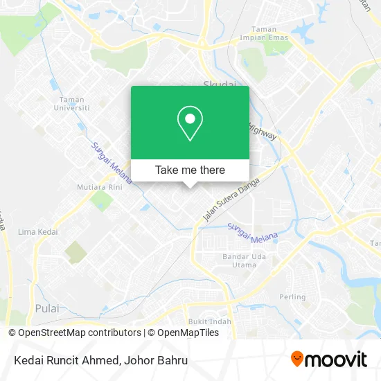 Kedai Runcit Ahmed map