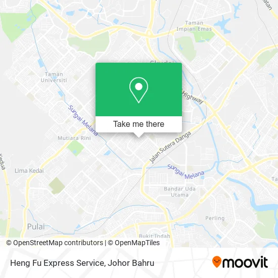Heng Fu Express Service map