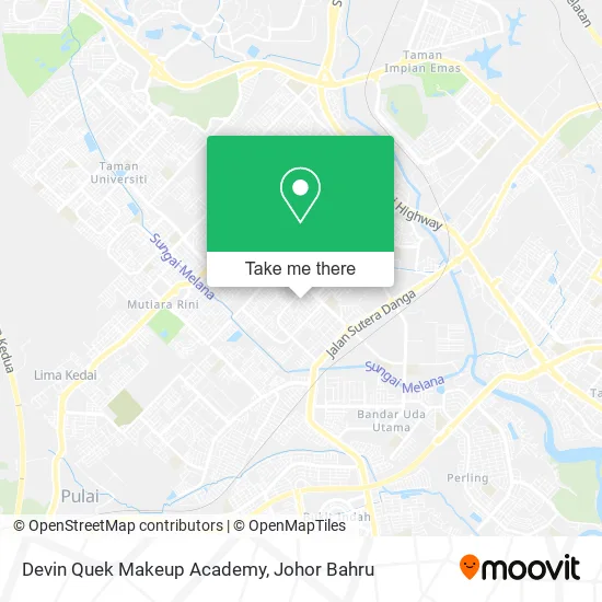 Devin Quek Makeup Academy map