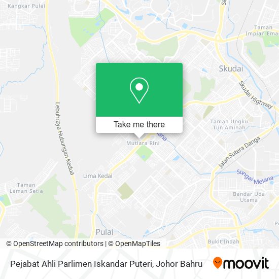 Pejabat Ahli Parlimen Iskandar Puteri map