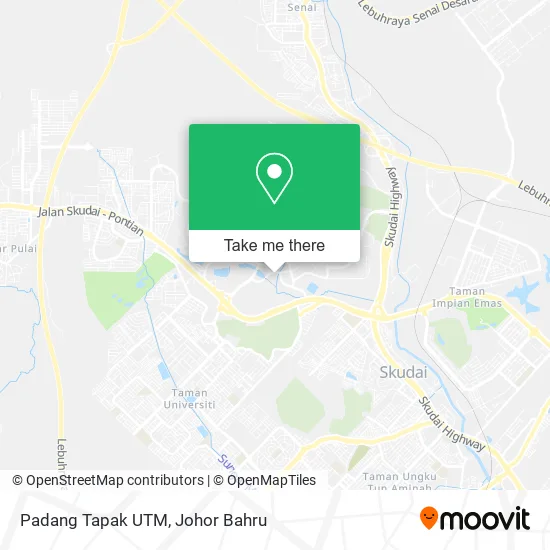 Padang Tapak UTM map