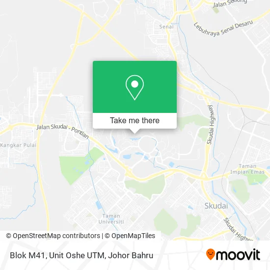 Blok M41, Unit Oshe UTM map