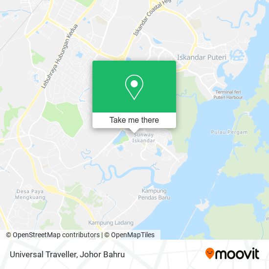 Universal Traveller map