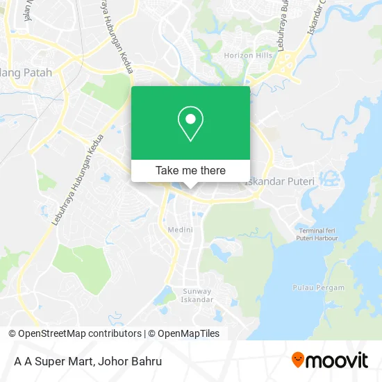 A A Super Mart map