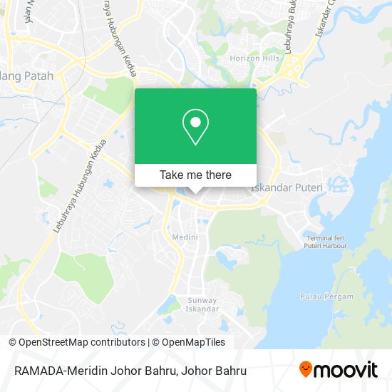 RAMADA-Meridin Johor Bahru map