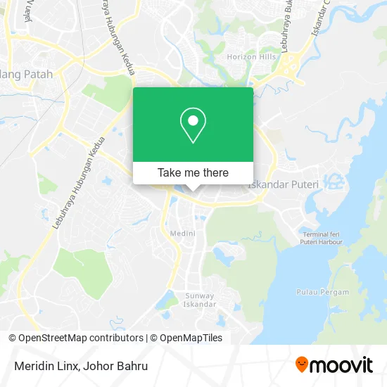 Meridin Linx map