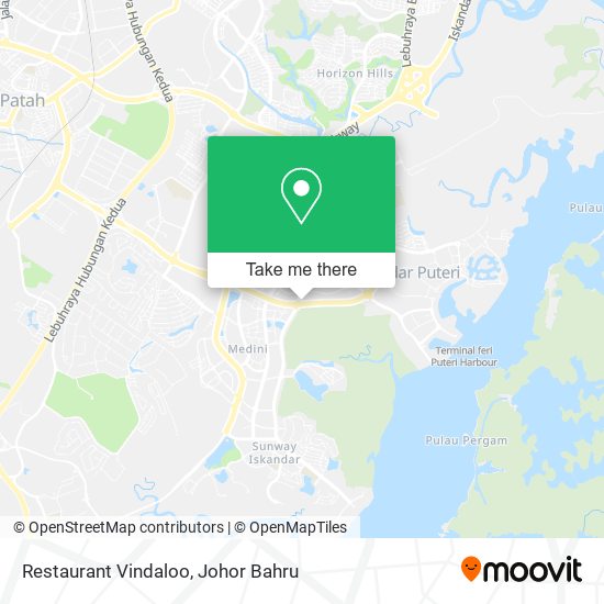 Restaurant Vindaloo map