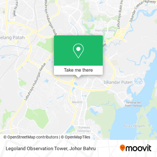 Legoland Observation Tower map