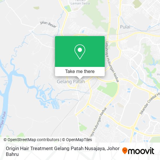 Origin Hair Treatment Gelang Patah Nusajaya map