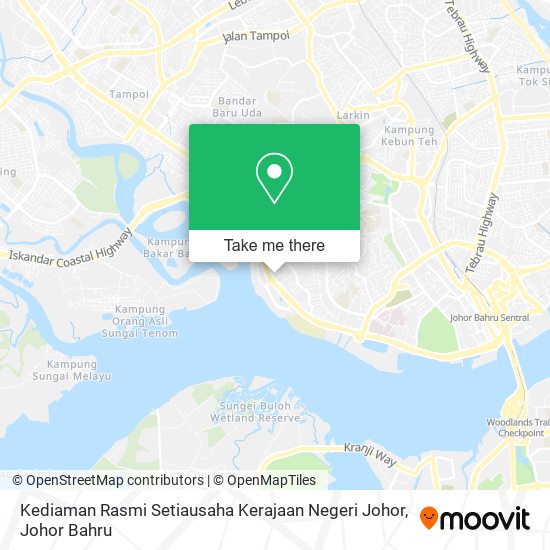Kediaman Rasmi Setiausaha Kerajaan Negeri Johor map