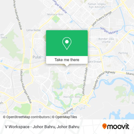 V Workspace - Johor Bahru map