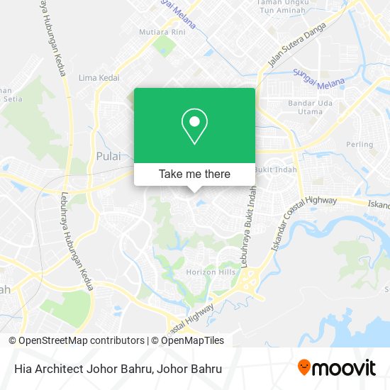 Hia Architect Johor Bahru map