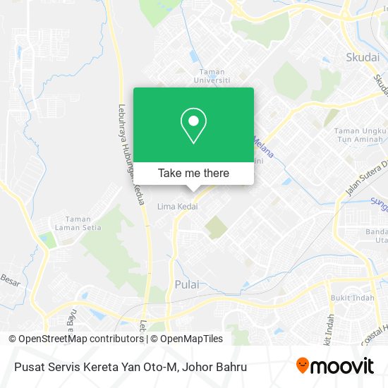 Pusat Servis Kereta Yan Oto-M map