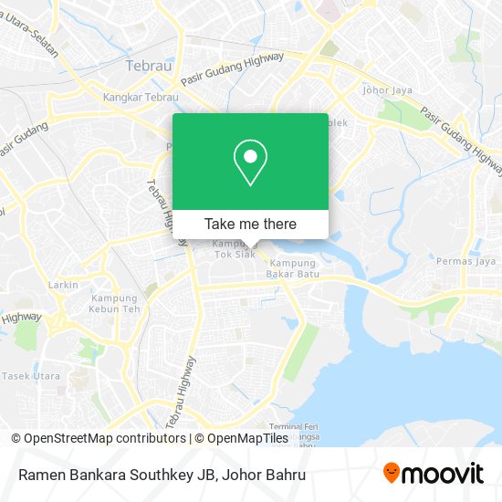 Ramen Bankara Southkey JB map
