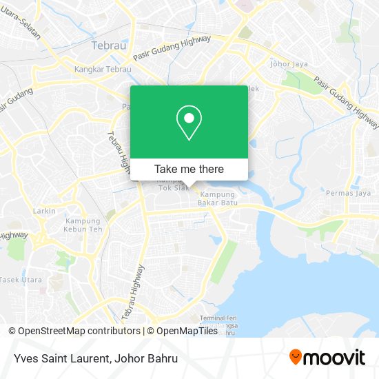Yves Saint Laurent map