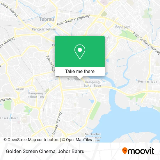Golden Screen Cinema map