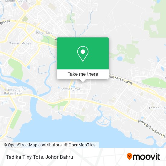 Tadika Tiny Tots map