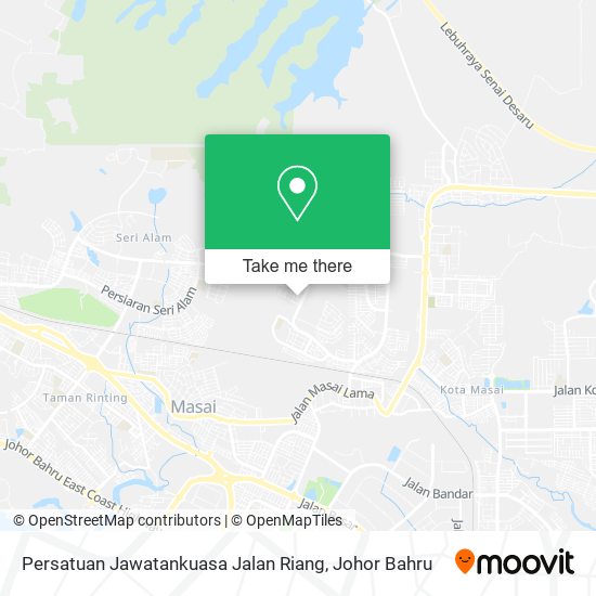 Persatuan Jawatankuasa Jalan Riang map