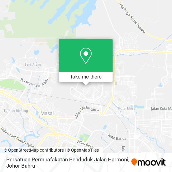 Persatuan Permuafakatan Penduduk Jalan Harmoni map
