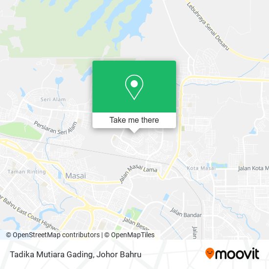 Tadika Mutiara Gading map