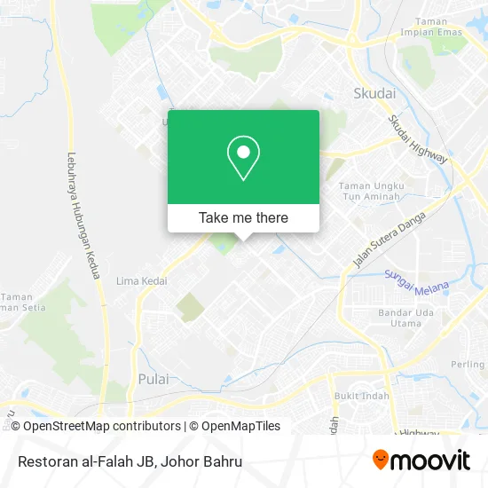 Restoran al-Falah JB map