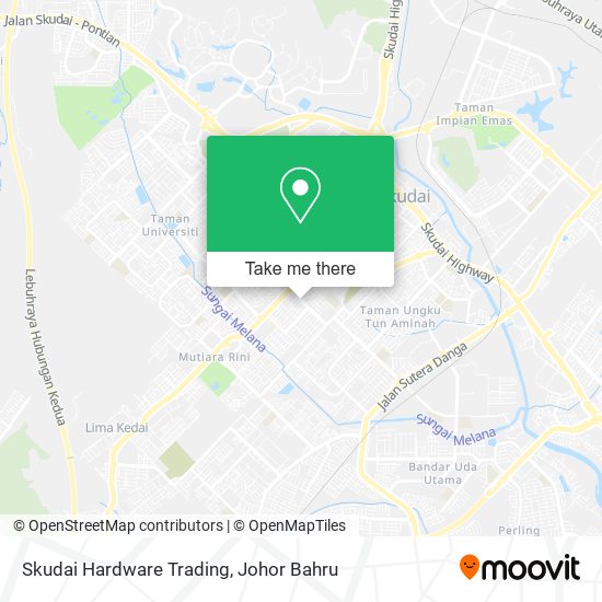 Skudai Hardware Trading map