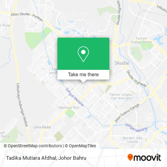 Tadika Mutiara Afdhal map