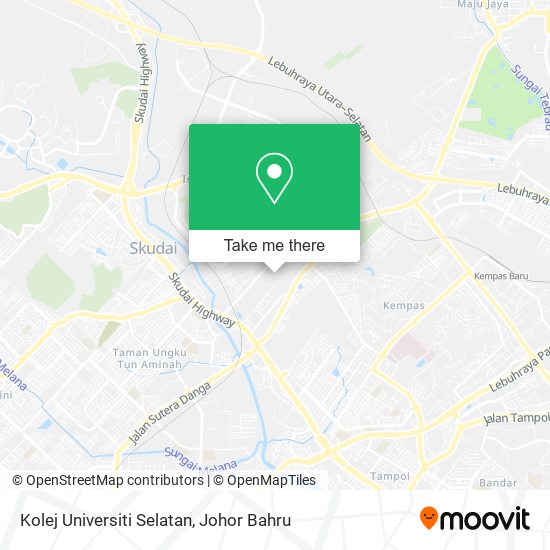 Kolej Universiti Selatan map