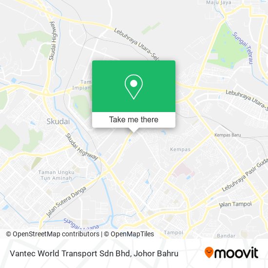 Vantec World Transport Sdn Bhd map