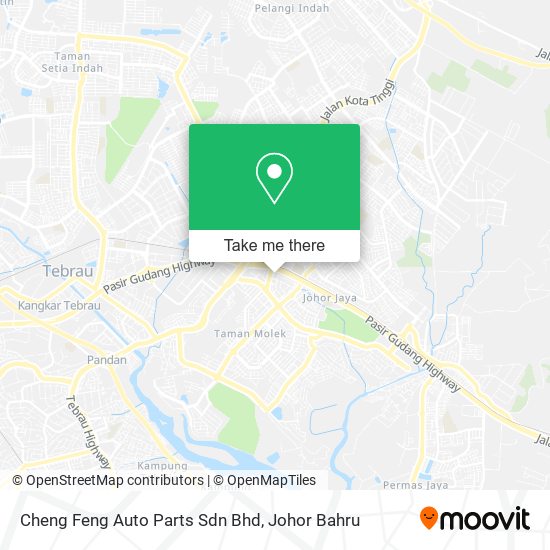 Cheng Feng Auto Parts Sdn Bhd map