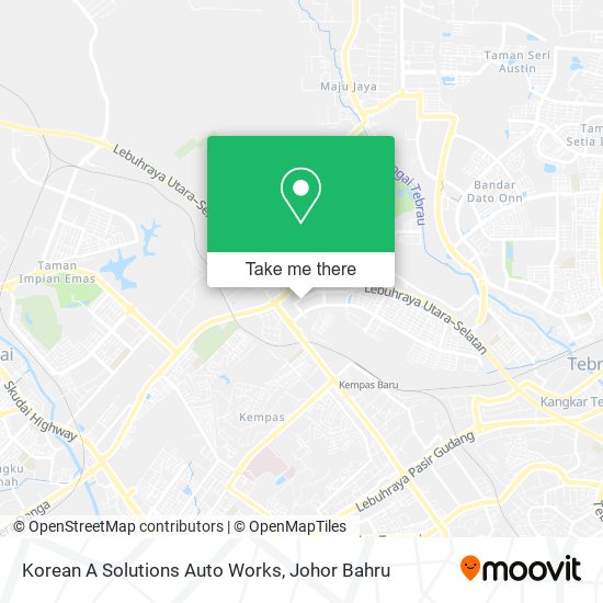 Korean A Solutions Auto Works map