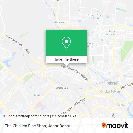 The Chicken Rice Shop map