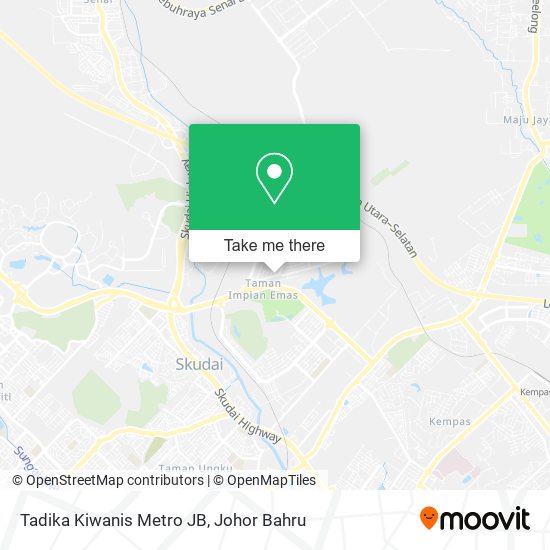 Tadika Kiwanis Metro JB map
