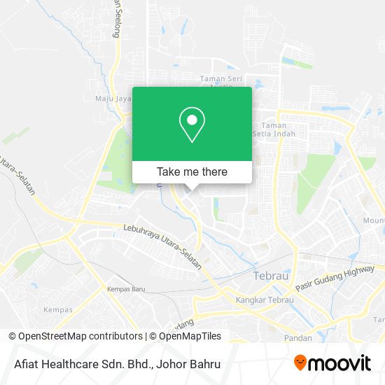 Afiat Healthcare Sdn. Bhd. map