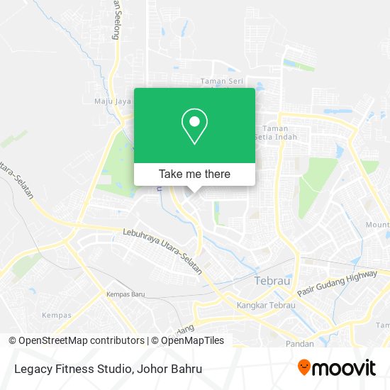 Legacy Fitness Studio map