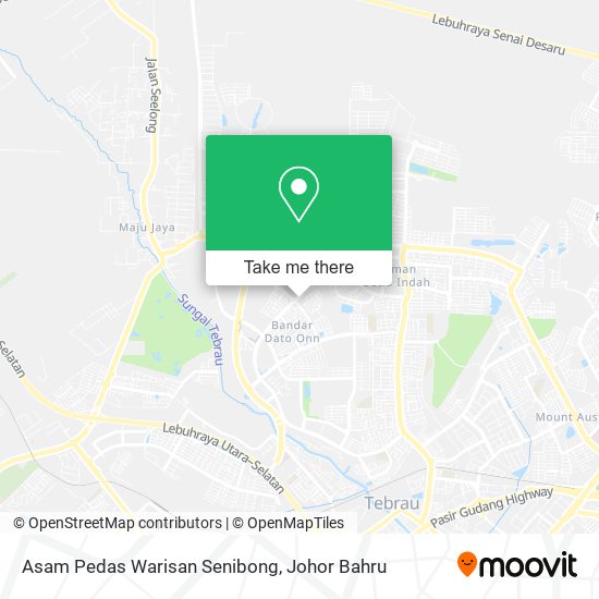 Asam Pedas Warisan Senibong map