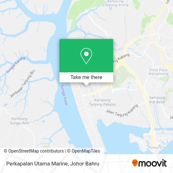 Perkapalan Utama Marine map