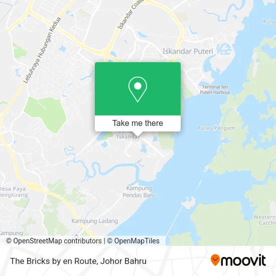 The Bricks by en Route map