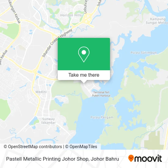 Pastell Metallic Printing Johor Shop map