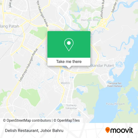 Delish Restaurant map