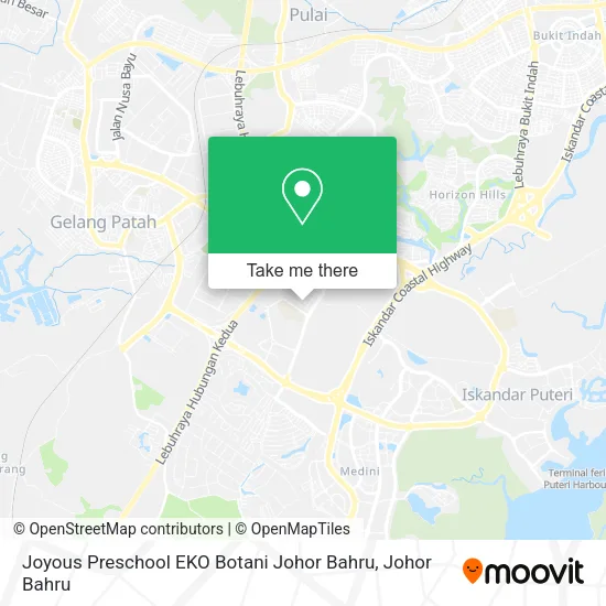 Joyous Preschool EKO Botani Johor Bahru map