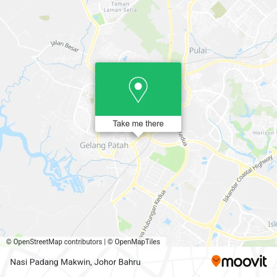 Nasi Padang Makwin map