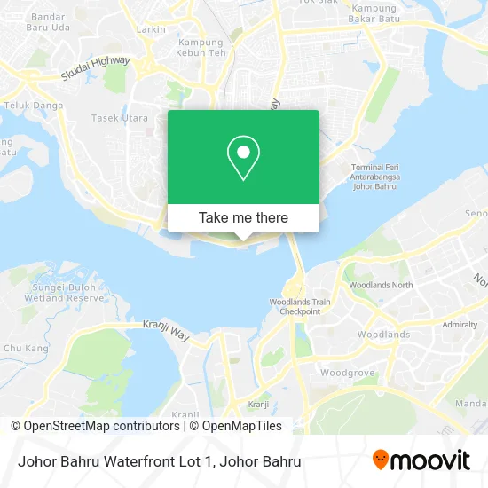Johor Bahru Waterfront Lot 1 map