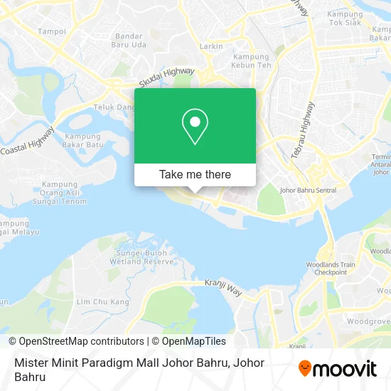 Mister Minit Paradigm Mall Johor Bahru map