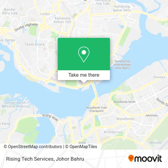 Rising Tech Services map