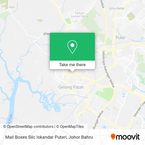 Mail Boxes Silc Iskandar Puteri map