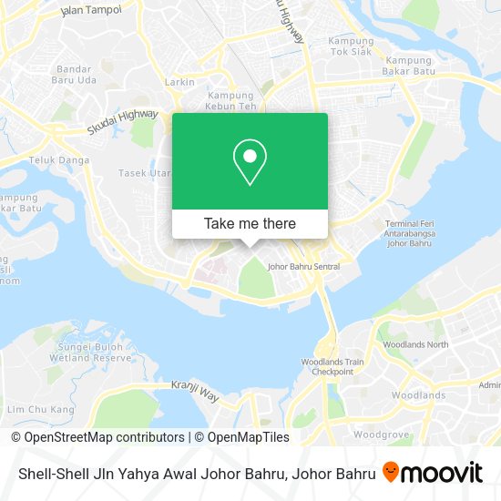 Shell-Shell Jln Yahya Awal Johor Bahru map