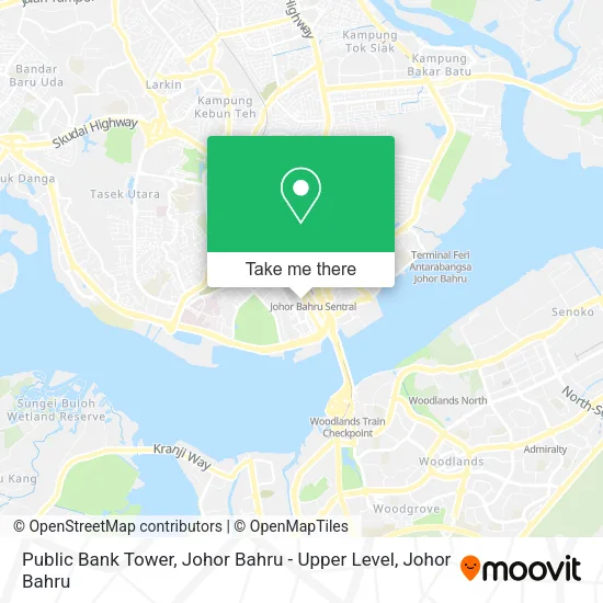 Public Bank Tower, Johor Bahru - Upper Level map