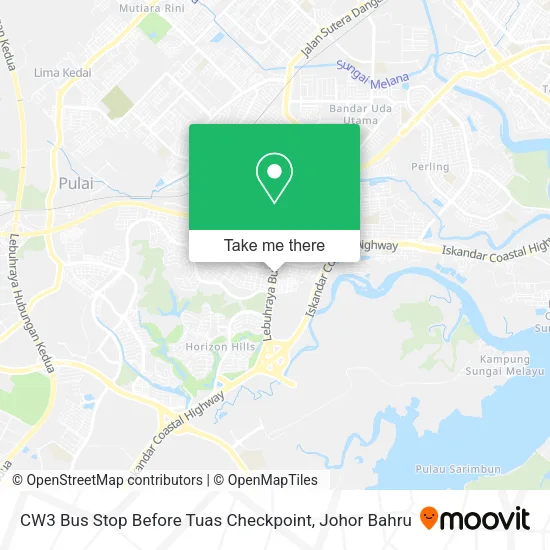CW3 Bus Stop Before Tuas Checkpoint map