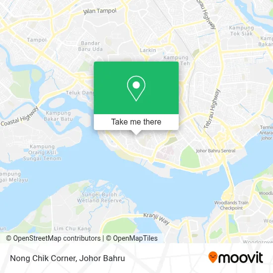 Nong Chik Corner map